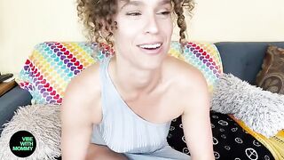 Bareback anal with a hot model and a special surprise for fans