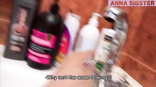 I smeared foam on my stepsister's body and she undressed