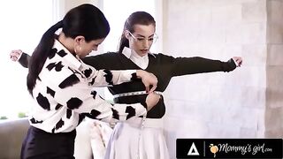 Penny Barber, stacked stylist, tames shy teen with lustful prowess