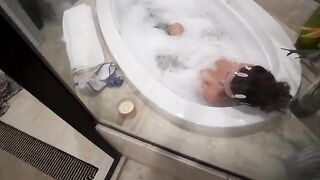 Hot step-sis offers to share bathroom but with a twist
