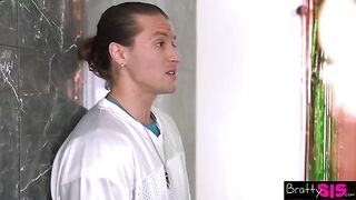 Lulu Chu wants to taste stepbrother's cum, but Maria Kazi is hesitant