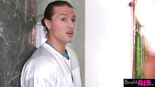 Lulu Chu wants to taste stepbrother's cum, but Maria Kazi is hesitant