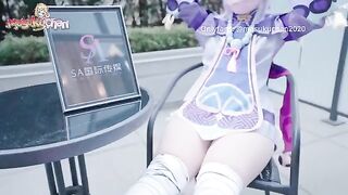Thick Thighs Massage Smut with Lewd Qiqi from Genshin Impact - 4K