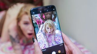 College girls play a daring initiation game with a big dick, featuring Lyra Lockhart and more