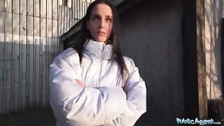 Pick up girl in the street and fucked her in the basement for cash