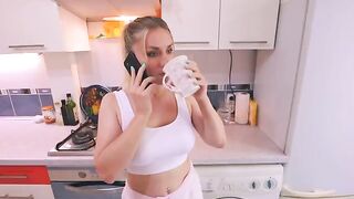 The unfaithful wife called her friend to visit and her husband overheard everything