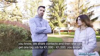 Public Agent Cheating wife Andrea Lapiedra gets fucked on the street