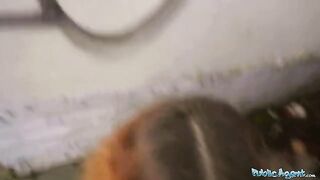 Public Agent Cheating wife Andrea Lapiedra gets fucked on the street
