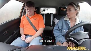 Karina King, the worst driver from Fake Driving School, gets fucked hard