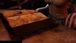 Triss Merigold from The Witcher gets tied up and fucked in a steamy session