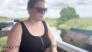 Real couple have sex in the car at rest stop