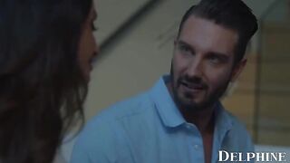 Hot MILF Silvia Saige teaches art to her student in a steamy scene