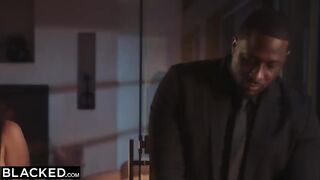Daddy is out of town, so Jennie gets wild with a big BBC