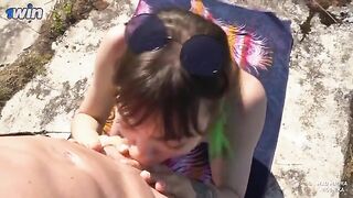 Nudist had to fuck with a guard to enter the fort