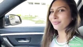 A lucky fan picked up Gianna Dior and enjoyed hard, rough sex
