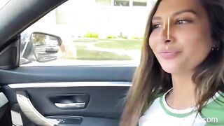 A lucky fan picked up Gianna Dior and enjoyed hard, rough sex