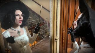 The sexy Lady Dimitrescu from Resident Evil 8 gets her cunt filled with cock