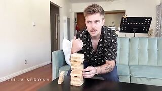 Two handsome guys fucked two cute girls on the bed
