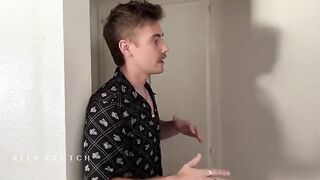 Two handsome guys fucked two cute girls on the bed