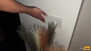 Sexual wife fucked by two guys while her husband watched