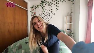 The doctor makes a house call and gives a sensual latex massage