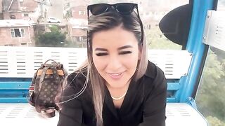 Petite teen gets fucked outdoors by the metro and her stepbrother’s friend in Cali