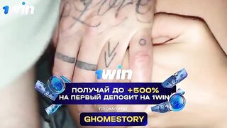 The ANAL Game. Halloween. A hot young woman with a tattoo plays along