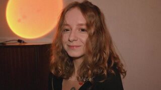An appetizing girl professionally works with hard dicks