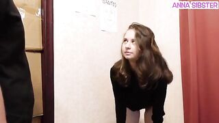 A cute thief was caught taking chips and got into some intense action