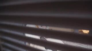 The stepsister was caught masturbating with her favorite toy