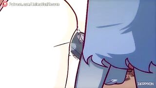 Cartoon Girls Are Looking for a Hidden Treasure