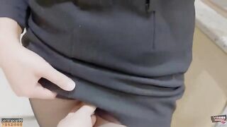 I fucked my steaming Asian coworker until she came hard