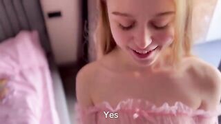 A young man helped his stepsister choose underwear for her date