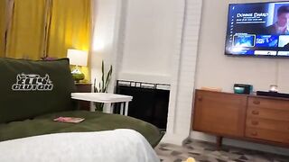 A Tinder date turns into a threesome with a mysterious roommate
