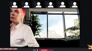 The guy tested his girlfriend’s professionalism during a steamy Zoom call