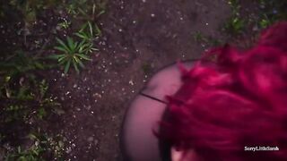 I met a Big Ass Russian Slut in the Forest and Fucked Her in the Ass and Filled Her with Cottage Cheese