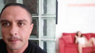 My stepmom was masturbating when I came home. I fucked her