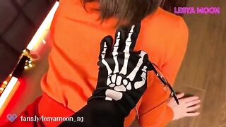 White Mask banged nerdy girl Velma in the kinkiest way