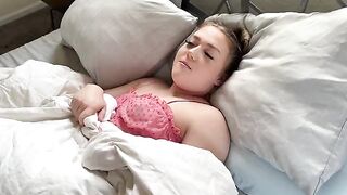 A cute teen played hooky with her stepdad, getting intimate