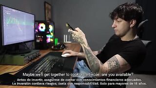 MegVicious tries to seduce BobBigTula again, but he plays around