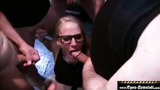 Amateur Lara Cumkitten gets her pussy and face covered with cum