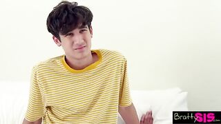 A guy tried to fuck his step sister, but she refused