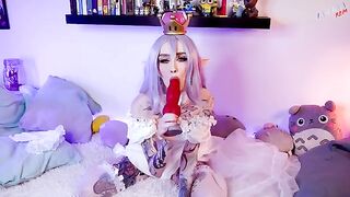 Bowsette finally gets fucked by Mario in her tight pussy - CUT