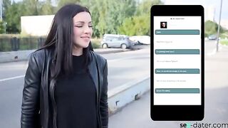 A date with a guy from a dating site ends in passionate sex