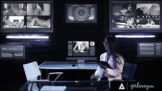 Girlsway presents a hardcore squirting competition between Adriana Chechik and Alexis Fawx in this wet pussy fuck fest