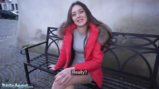 Isabela de Laa gets fucked publicly for cash in this steamy scene