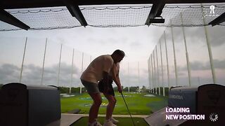 A rough sex night after a date of golf with a blonde