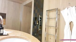 Leah Meow gets fucked by Johnny Sins in a hotel room