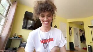 MILF loses her job and gets fucked by her stepson in a steamy scene