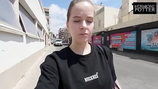 A guy fucked me in the hotel room in El Arenal, Mallorca. The chambermaid disturbed us, but he continued to fuck me